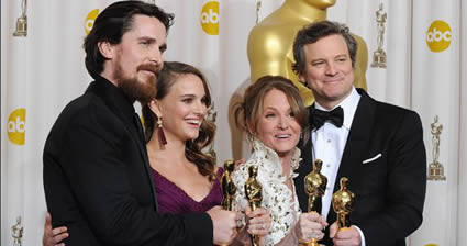 colin firth, natalie portman, christian bale & melissa leo